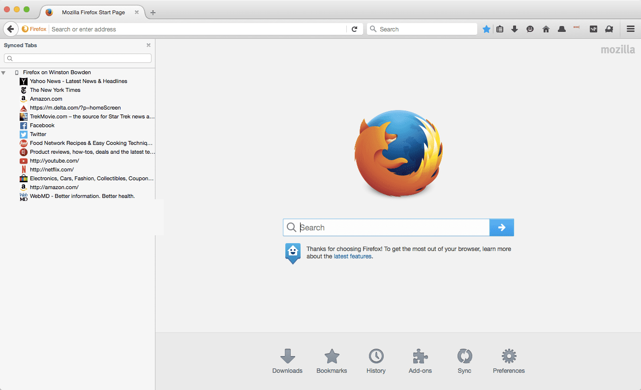 Mozzila Firefox For Mac Download
